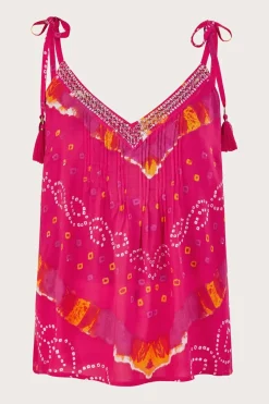Bandhani Dye Cami Top