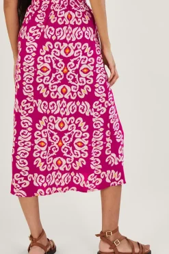 Bandhani Print Sarong Skirt
