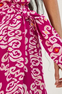 Bandhani Print Sarong Skirt