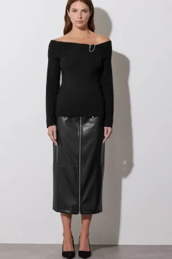 Bardot Buckle Detail Jumper