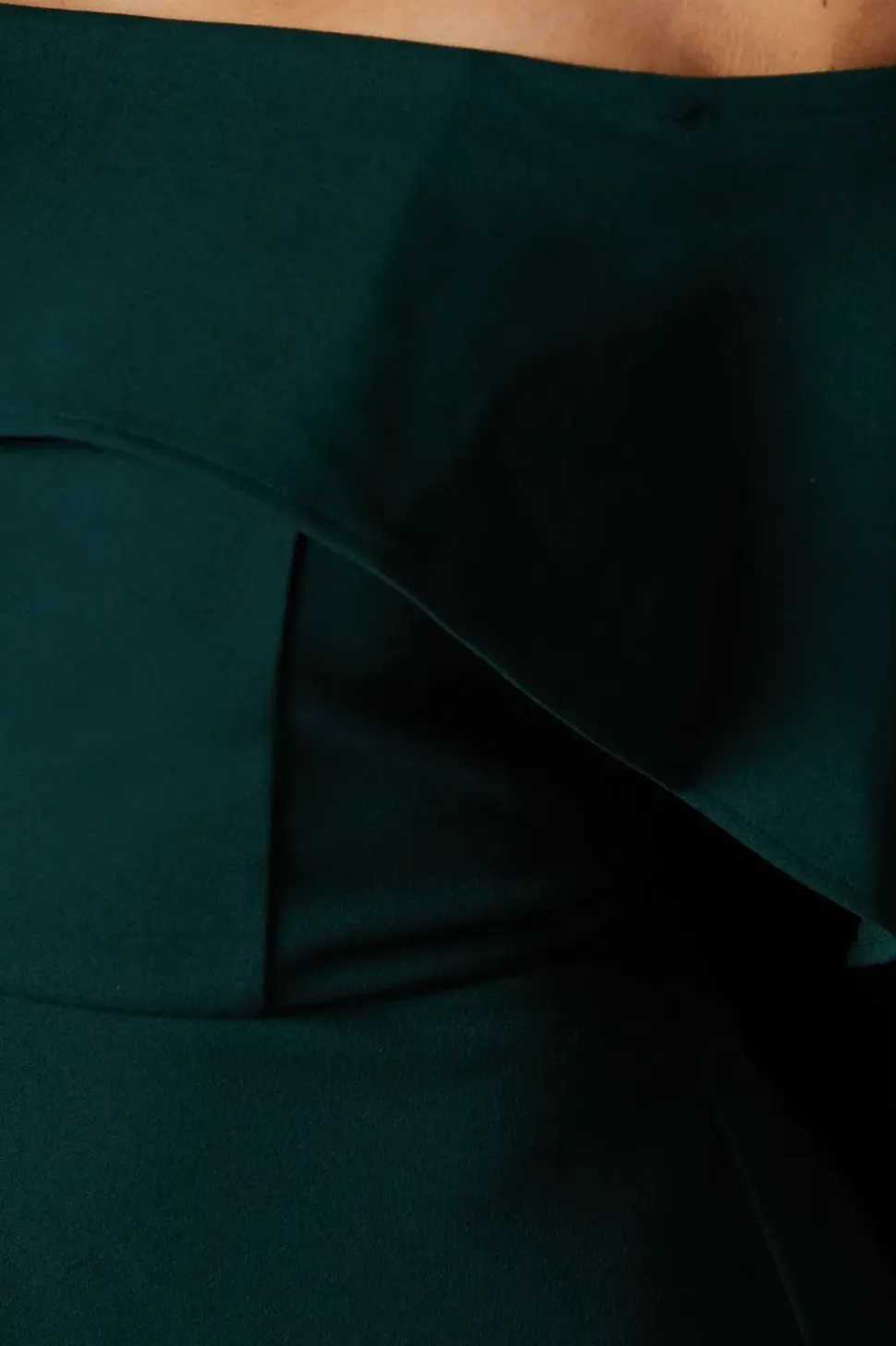 Bardot Cape Detail Stretch Crepe Maxi Dress