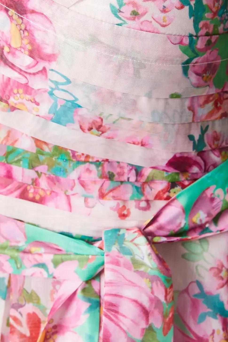 Bardot Midi Dress In Printed Organza
