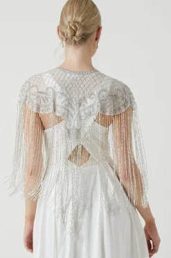 Baroque Embellished Bridal Cape