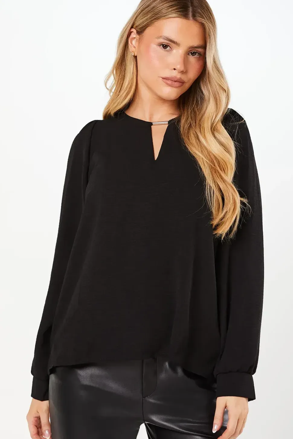 Bar Trim Overhead Blouse