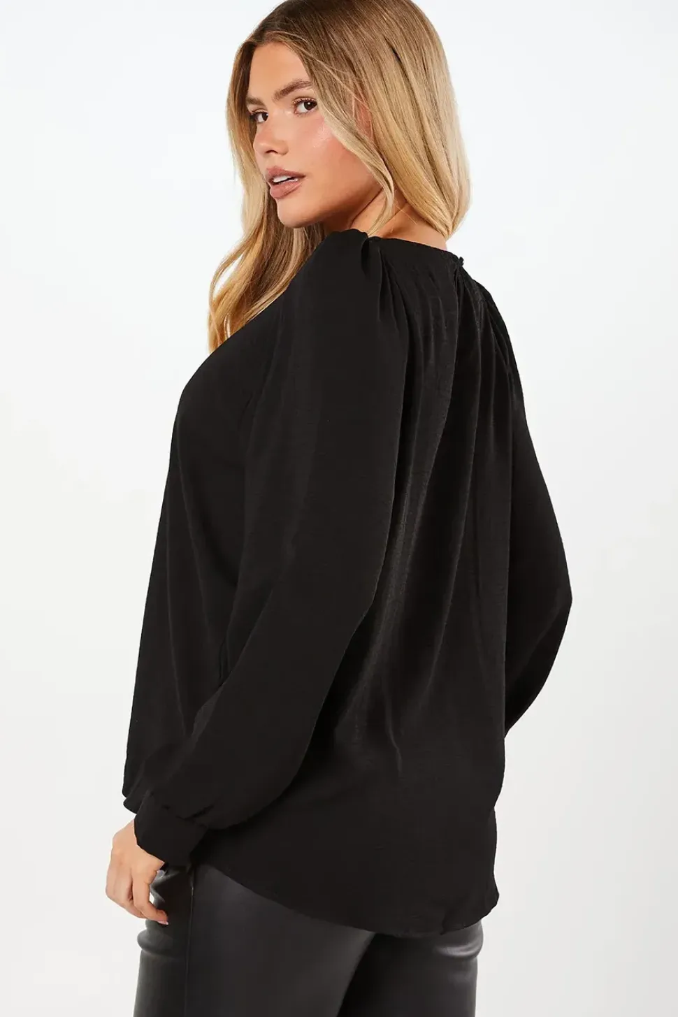 Bar Trim Overhead Blouse