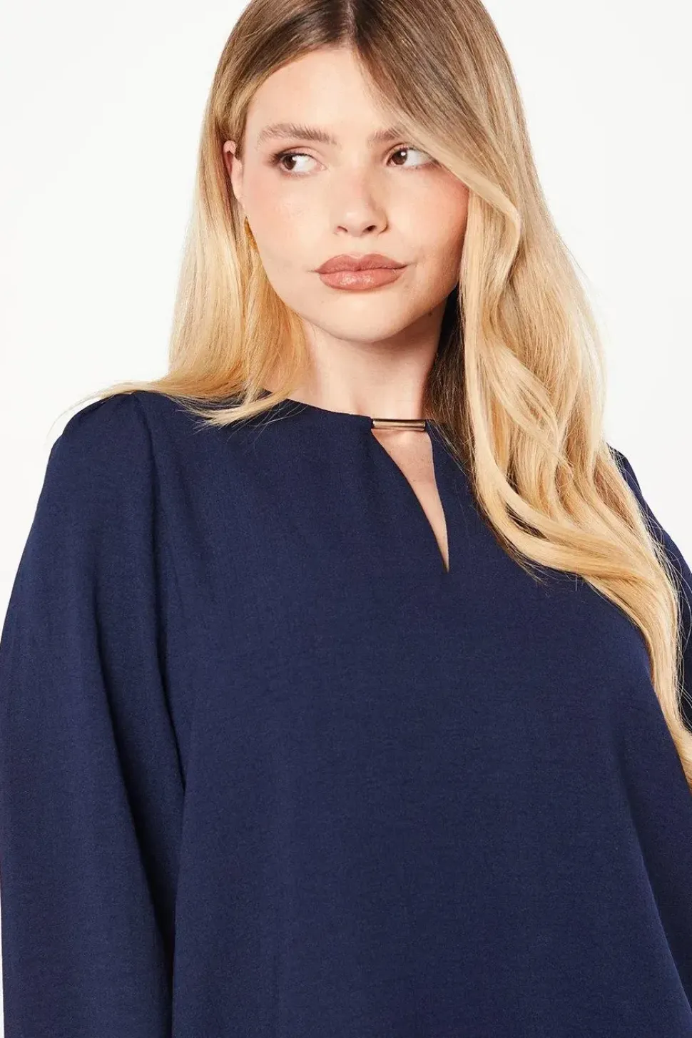 Bar Trim Overhead Blouse