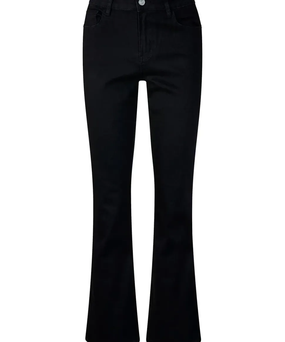 Basic Black Bootcut Flared Jeans