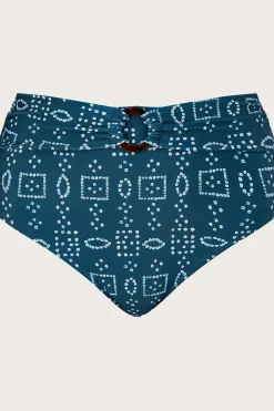 Batik Dye Print Bikini Bottoms