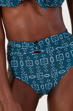 Batik Dye Print Bikini Bottoms