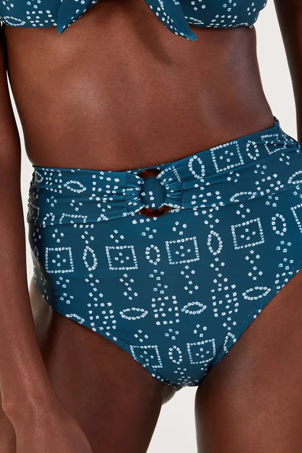 Batik Dye Print Bikini Bottoms