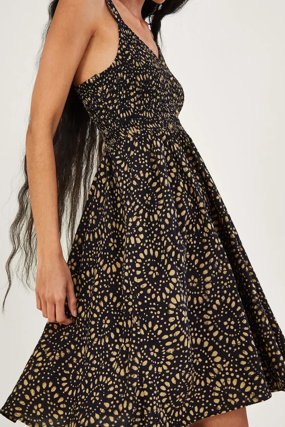 Batik Print Knee Length Sundress