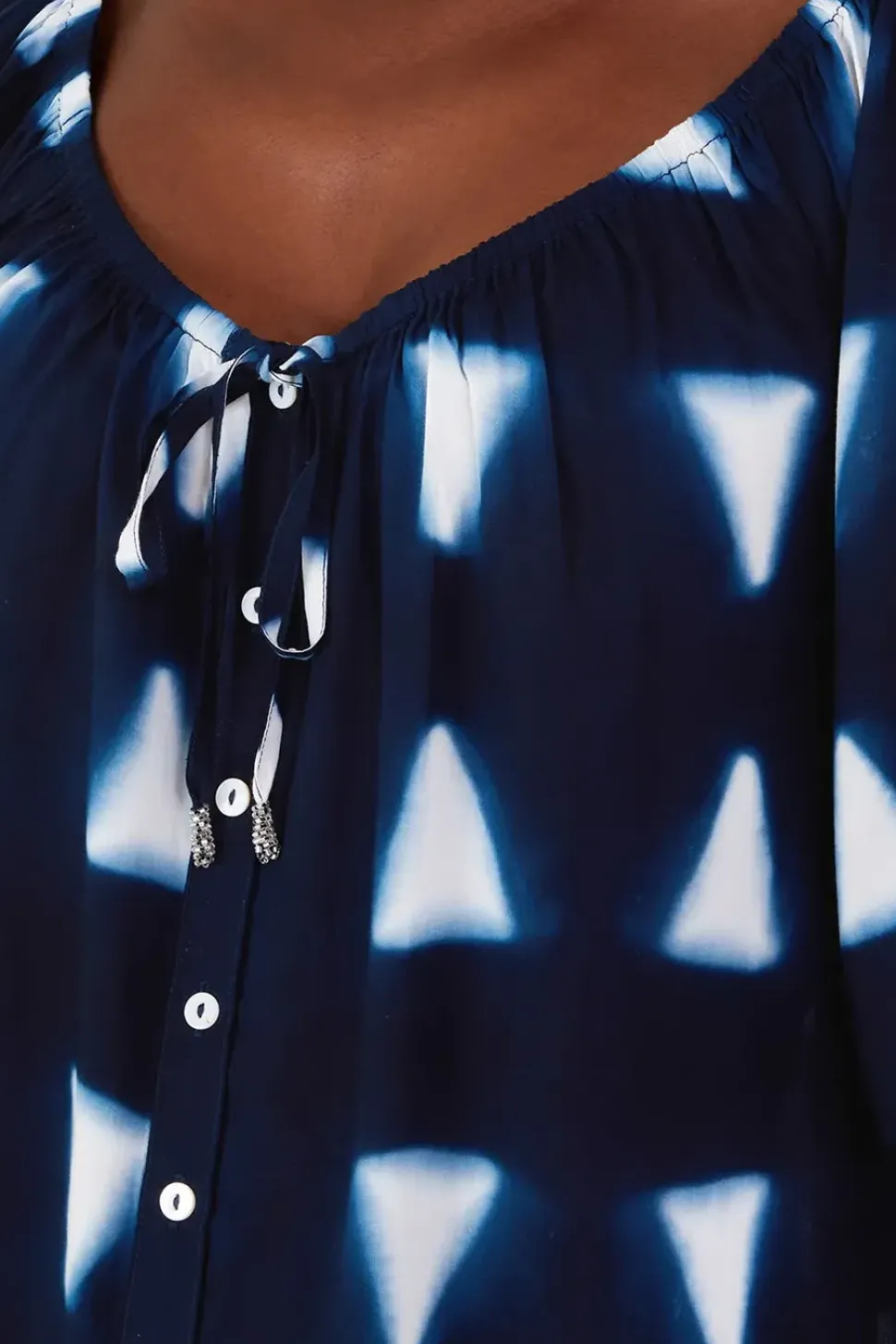 Batik Triangle Top