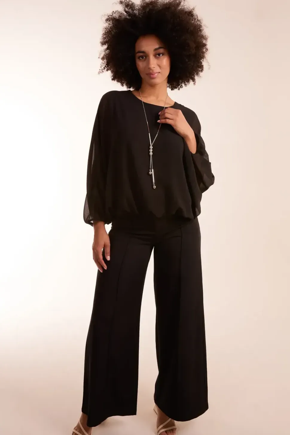 Batwing Necklace Top