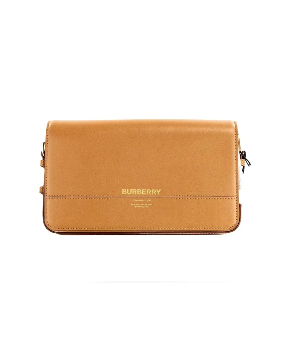 B Banner Nylon Crossbody Bag Black