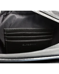 B Banner Nylon Crossbody Bag Black