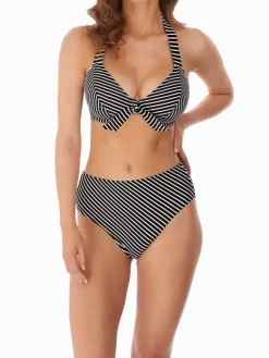 Beach Hut Bandless Halter Bikini Top