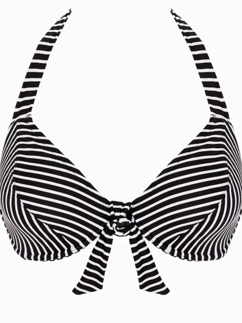Beach Hut Bandless Halter Bikini Top