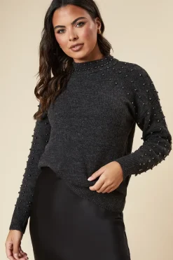 Beaded Shoulder Jumper