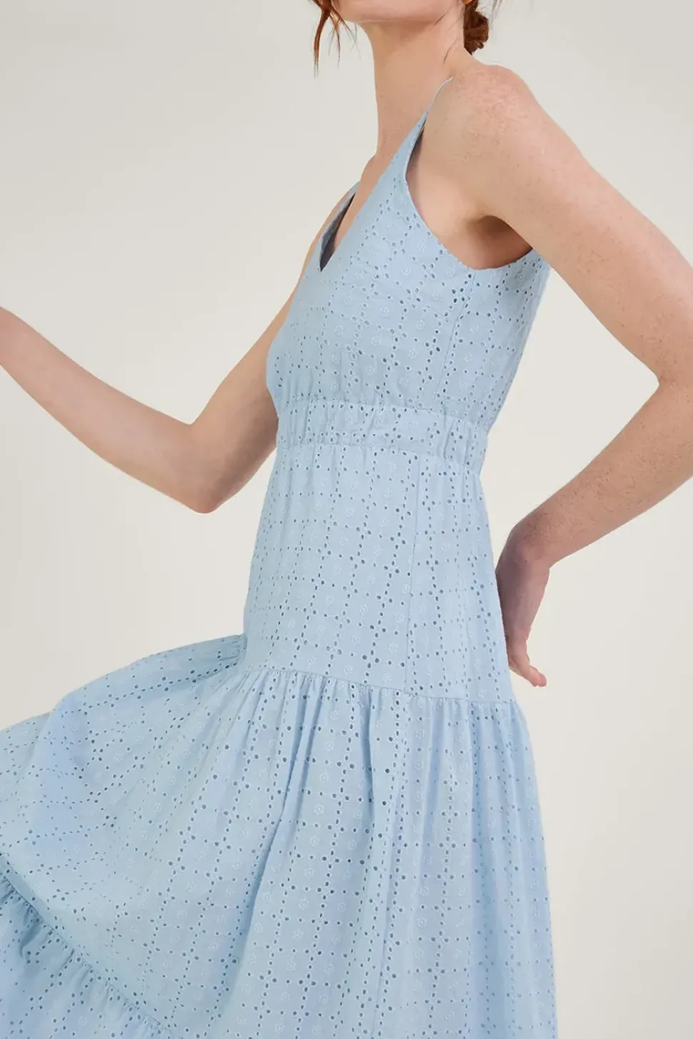 Belle Broderie Tiered Dress