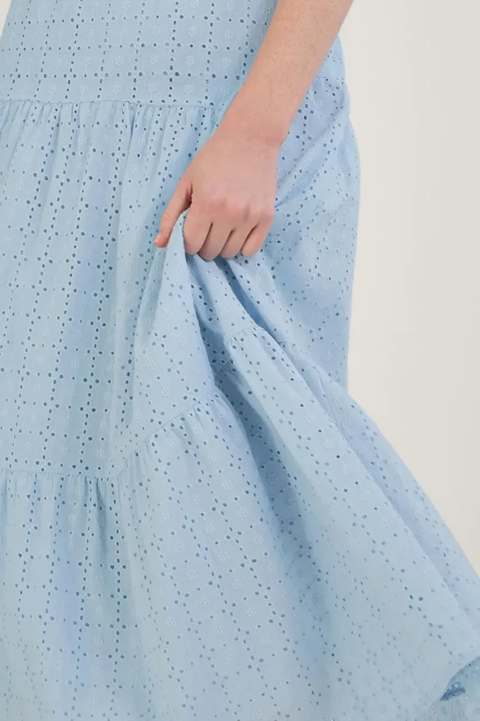 Belle Broderie Tiered Dress