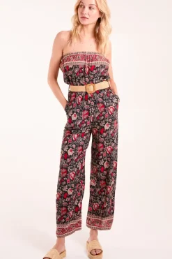 Belted Bandeau Jumpsuit