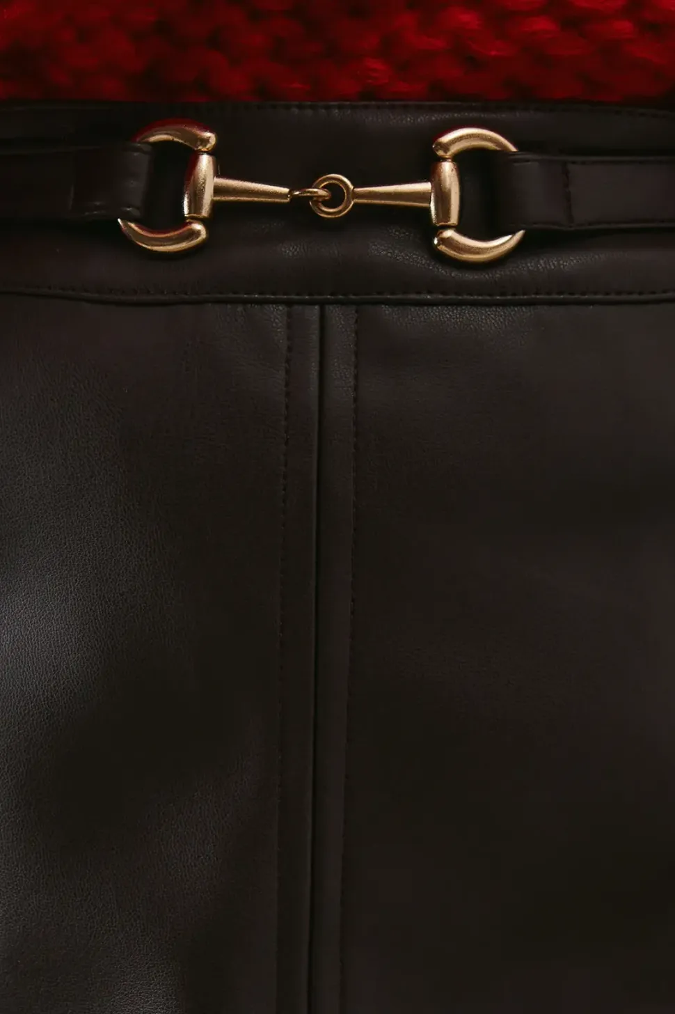 Belted Five Pocket Mini Skirt