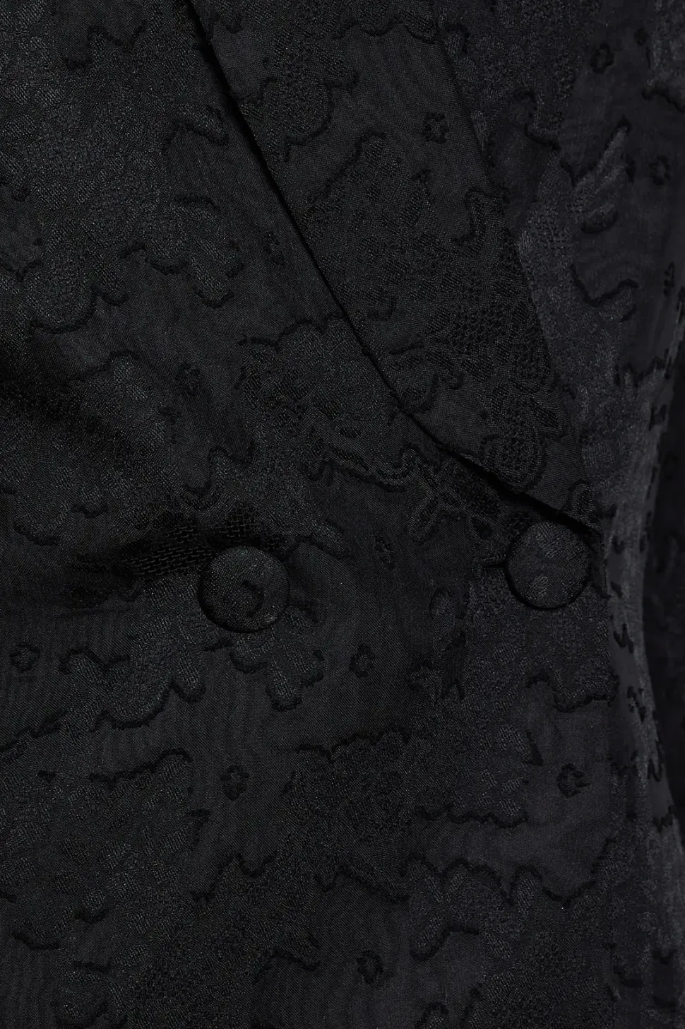 Belted Jacquard Blazer