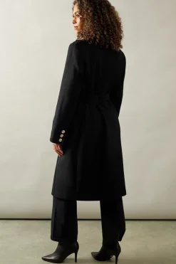 Belted Military Coat