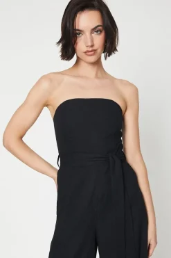 Belted Wide Leg Jumpsuit