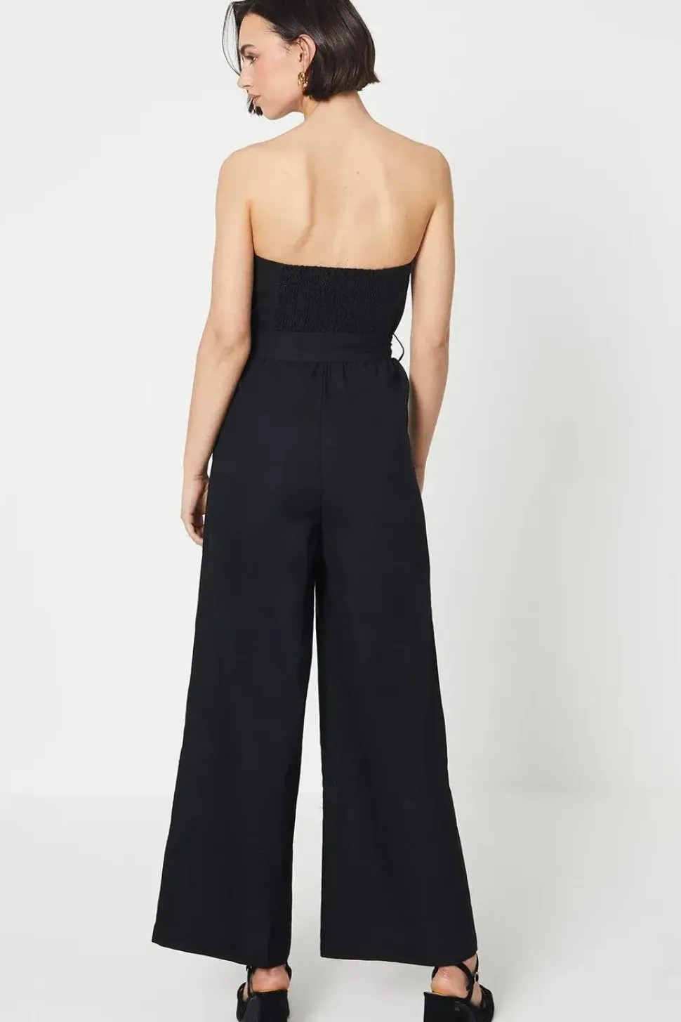 Belted Wide Leg Jumpsuit