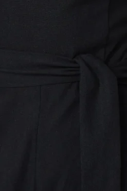 Belted Wide Leg Jumpsuit