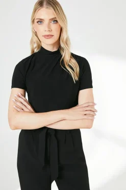 Belted Wide Leg Trouser