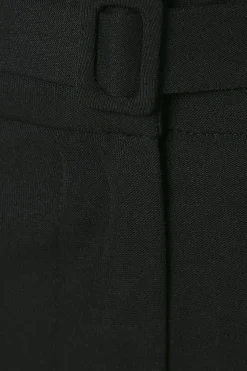 Belted Wide Leg Trouser