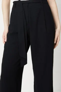 Belted Wide Leg Trouser