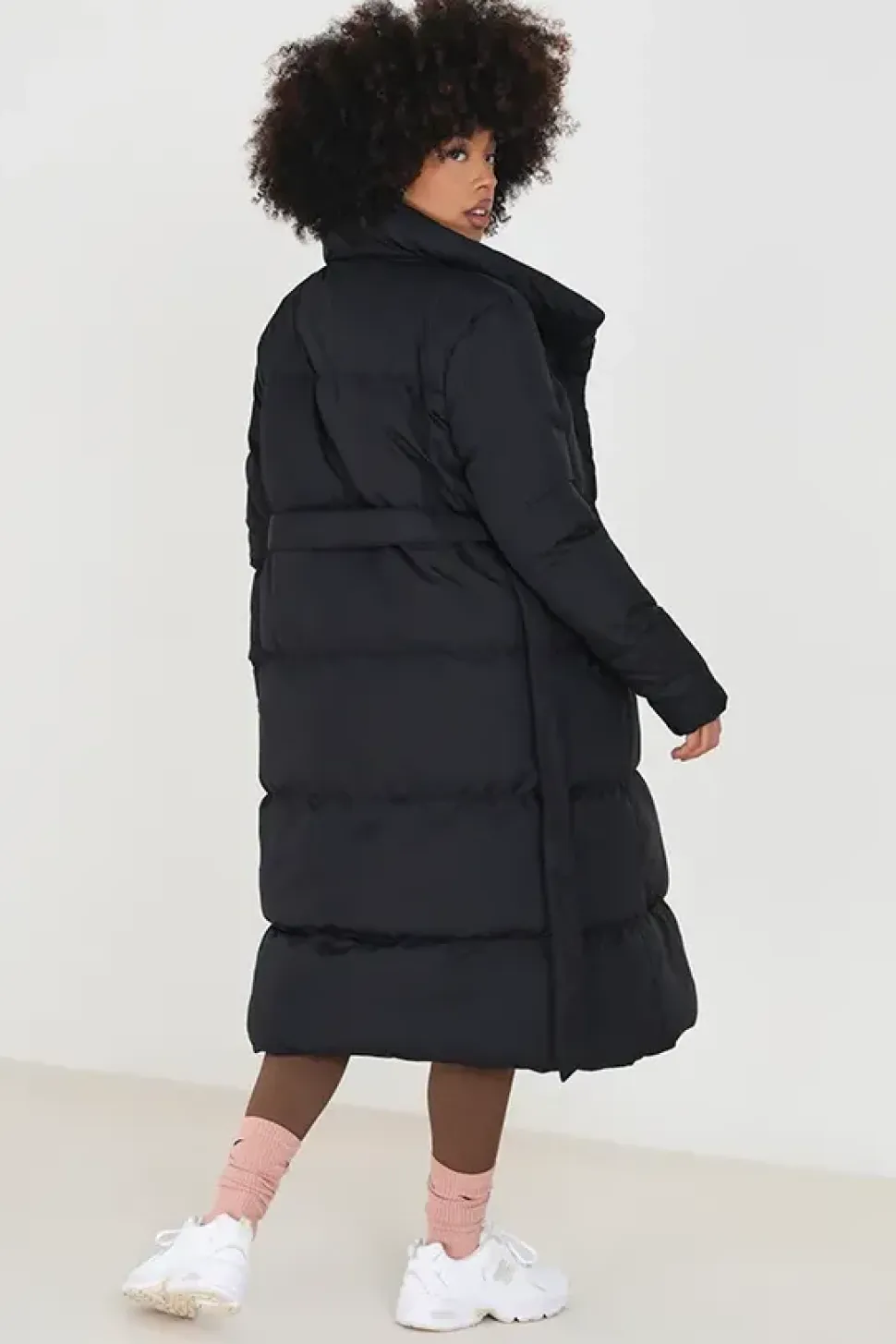 Belted Wrap Puffer Jacket