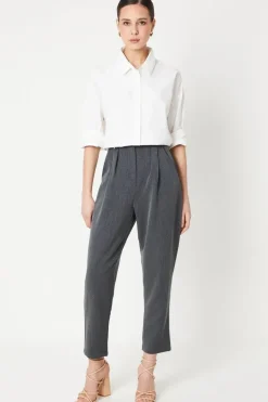 Belt Loop Tapered Trousers