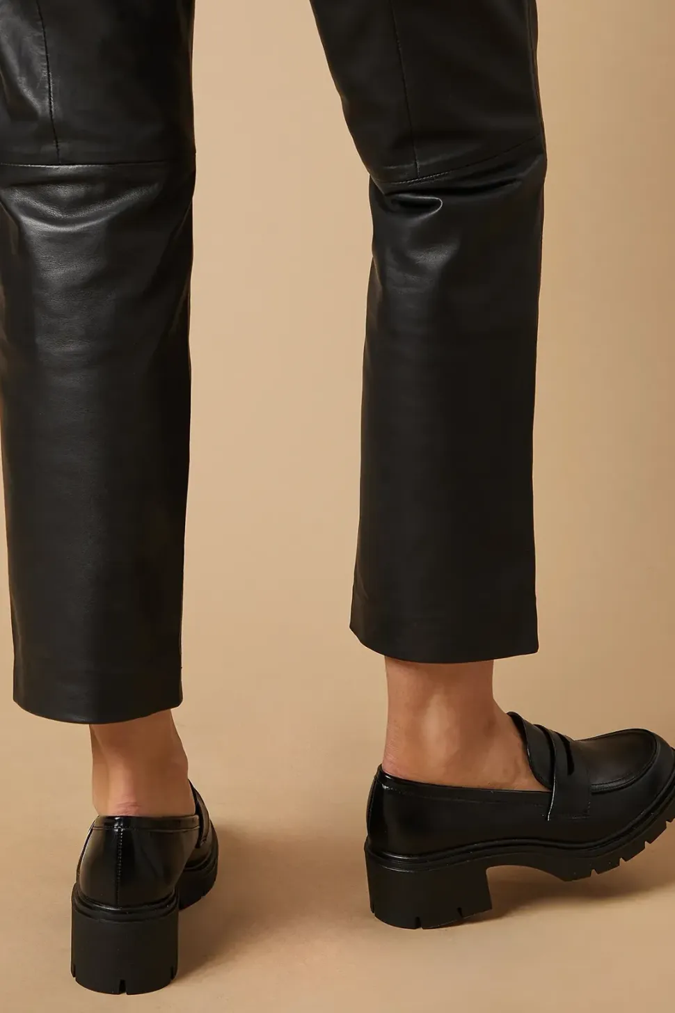 Berit Medium Heel Chunky Penny Loafer
