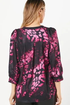 Berry Animal Overhead Blouse