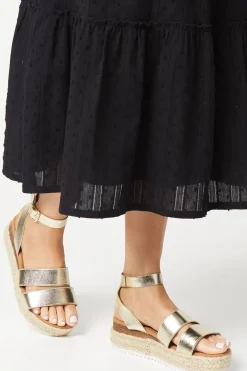 Bertie Chunky Double Strap Flatform Wedge Sandals
