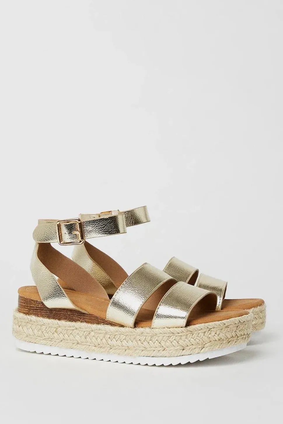 Bertie Chunky Double Strap Flatform Wedge Sandals