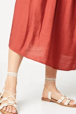 Betty Strappy Macrame Flat Sandals