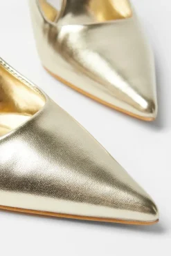 Bianca Pointed Kitten Heel Slingback Court Shoes