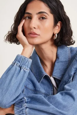 Billie Denim Bomber Jacket