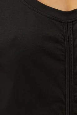 Binding Detail Sleeveless Dress