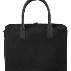 Black Large Calf Hair Leather Grab Bag | BYRYA