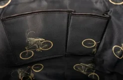 Black Large Calf Hair Leather Grab Bag | BYRYA