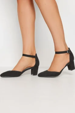 Block Heel Court Shoes In Standard Fit