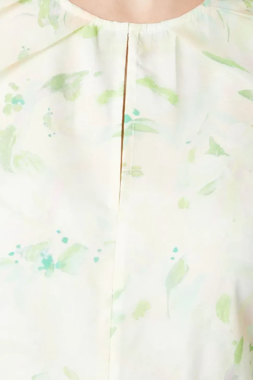 Blush Floral Organza Puff Sleeve Midi Dress