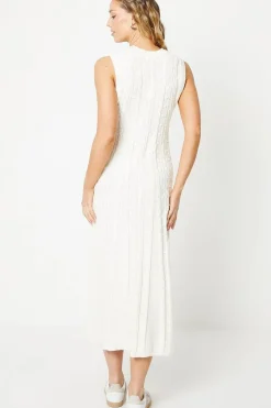 Bobble Stitch Knitted Maxi Dress