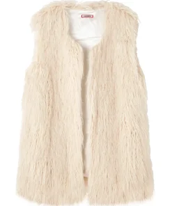 Boho Shaggy Faux Fur Waistcoat